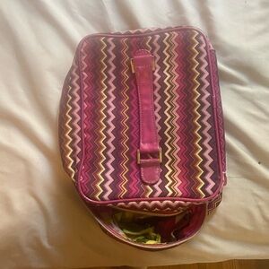 Missoni for Target Train Case/Makeup Travel Case (used a few items)